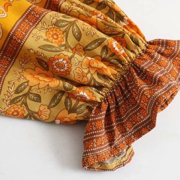 Seashell Gypsy boho floral tassel dress - Picture 16 of 16